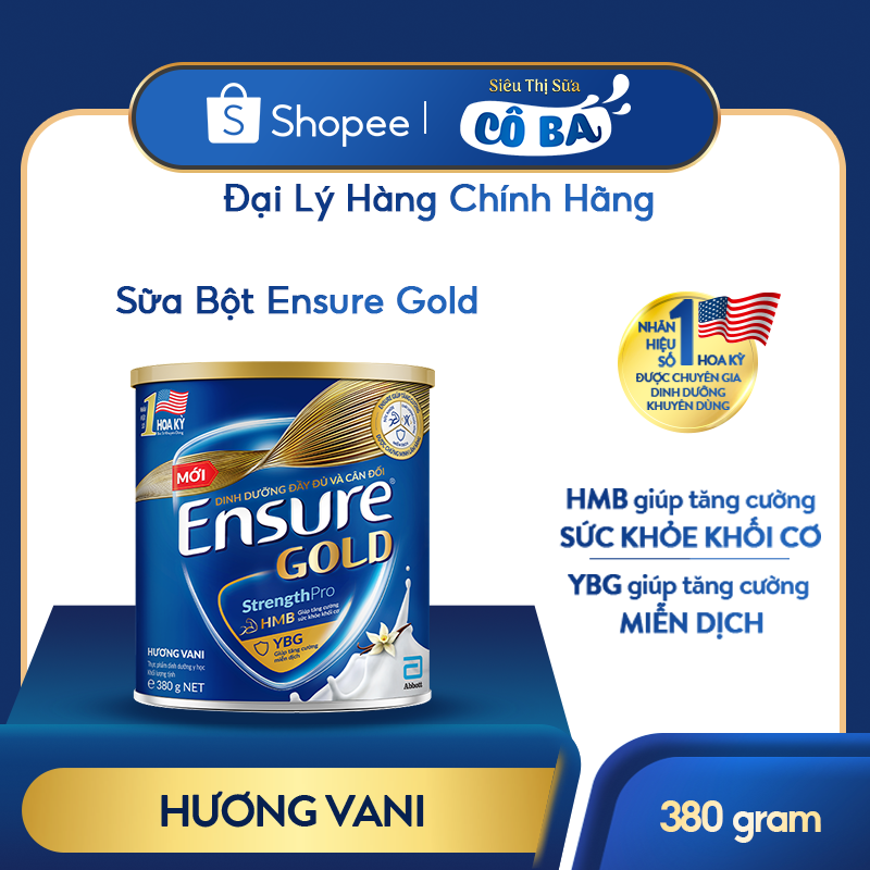 Sữa Ensure Gold 380g